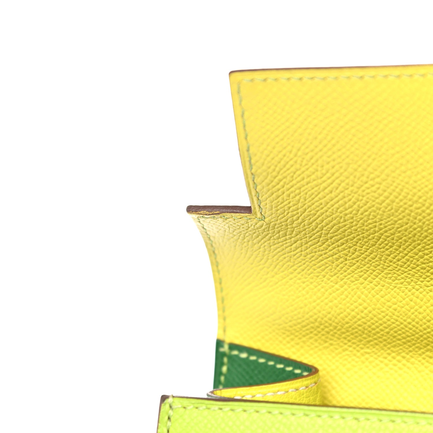 Hermes Epsom Horseshoe Kelly Sellier 35 Vert Bengale Kiwi Lime 18 of 22