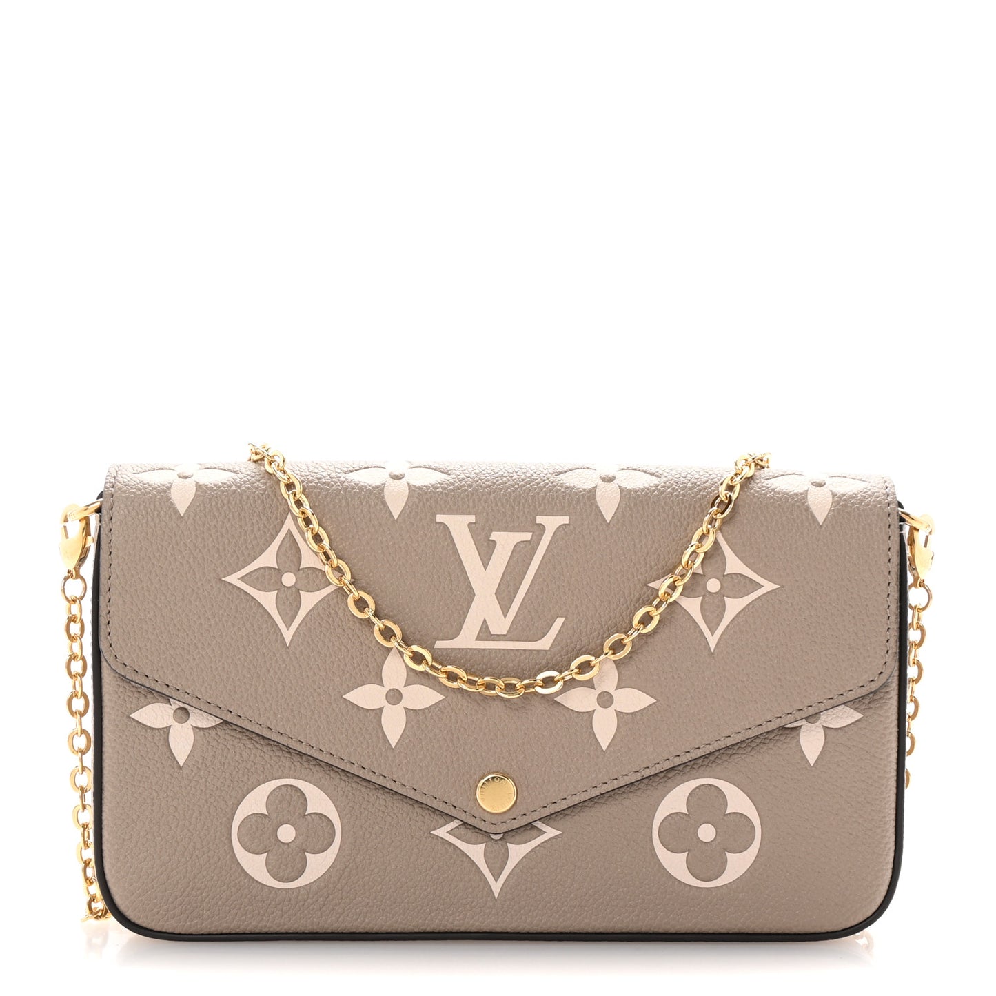 Empreinte Monogram Giant Felicie Pochette Tourterelle Creme