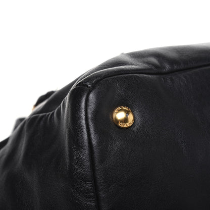 Prada Soft Calf Tote Black 18 of 25