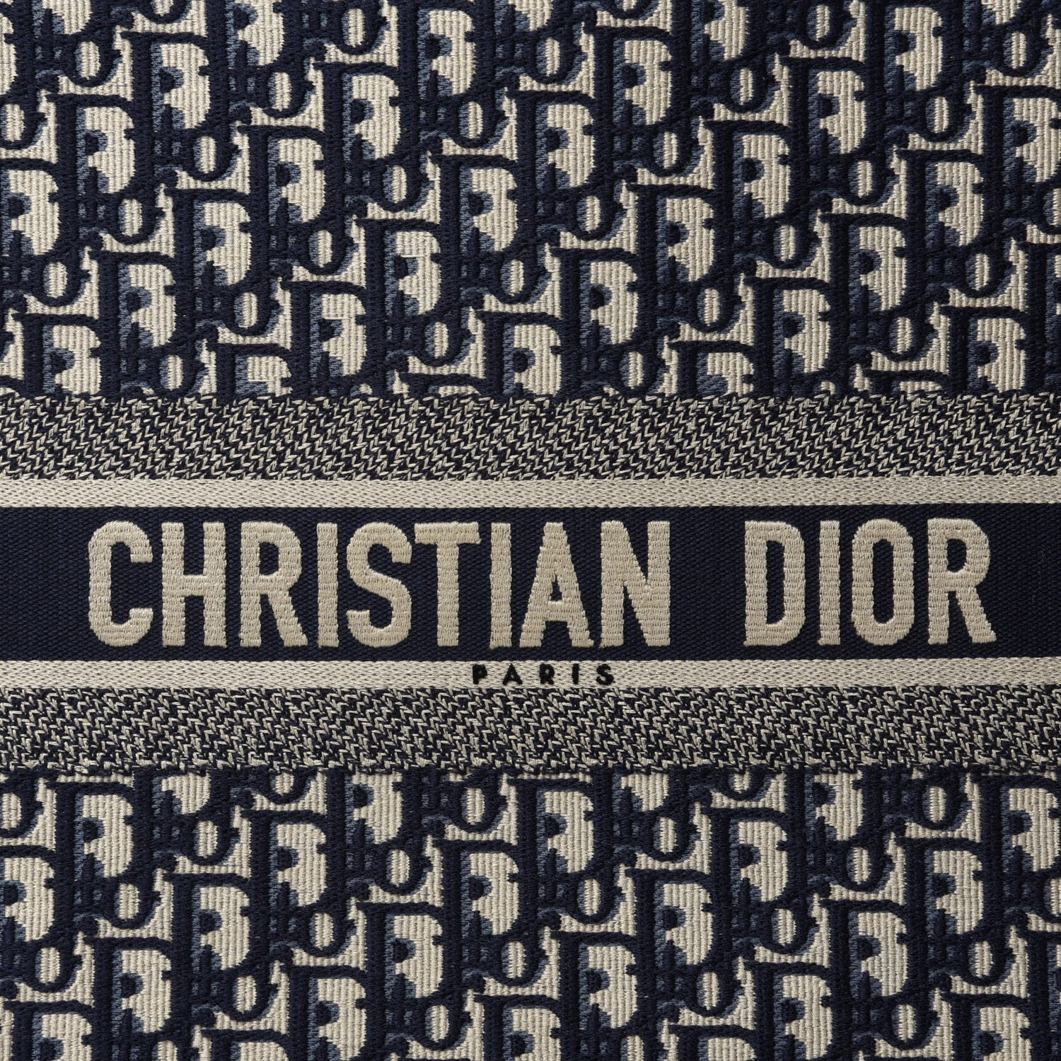 Christian Dior Oblique Book Tote Blue Multicolor 10 of 10