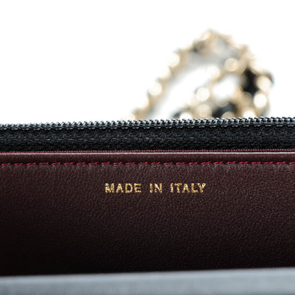 Chanel Lambskin Quilted Trendy CC Wallet On Chain WOC Black 8 of 9