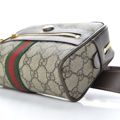 Gucci GG Supreme Monogram Web Small Ophidia Belt Bag 85 34 Dark Brown 7 of 12