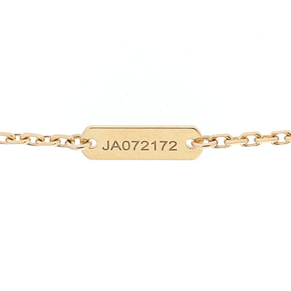 Van Cleef & Arpels 18K Yellow Gold Mother of Pearl Vintage Alhambra Pendant Necklace 6 of 7