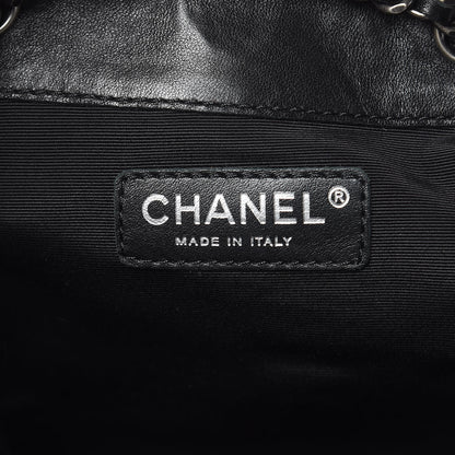 Chanel Lambskin Quilted Western Baluchon Fringe Bag Black 6 of 9