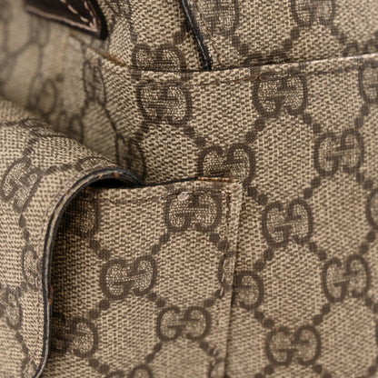 Gucci GG Plus Monogram Messenger Diaper Bag Dark Brown 25 of 26