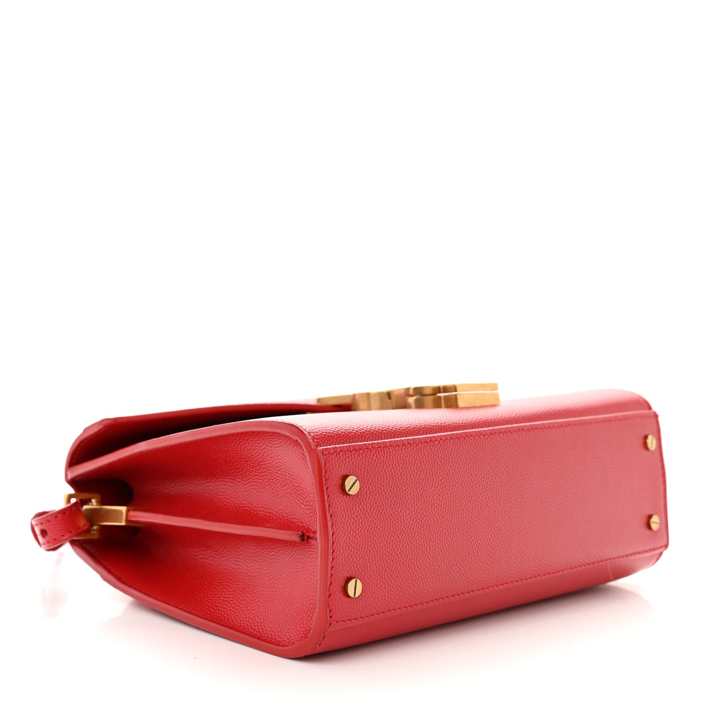 Grain de Poudre Mini Classic Monogram Cassandra Top Handle Rouge Eros