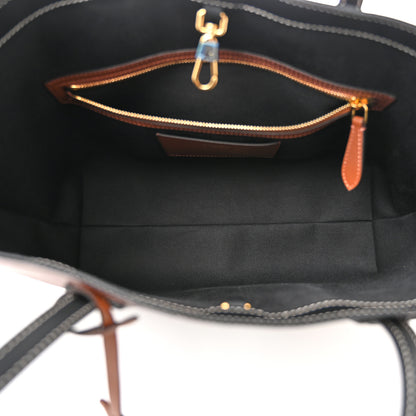 Burberry E-Canvas Check Medium Soft TB Tote Dark Birch Brown 5 of 10