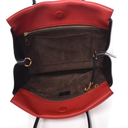 Louis Vuitton Monogram Cuir Orfevre Tote W PM Cherry 7 of 11
