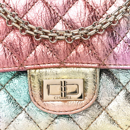 Chanel Metallic Goatskin Quilted Mini 2.55 Reissue Flap Multicolor 9 of 12