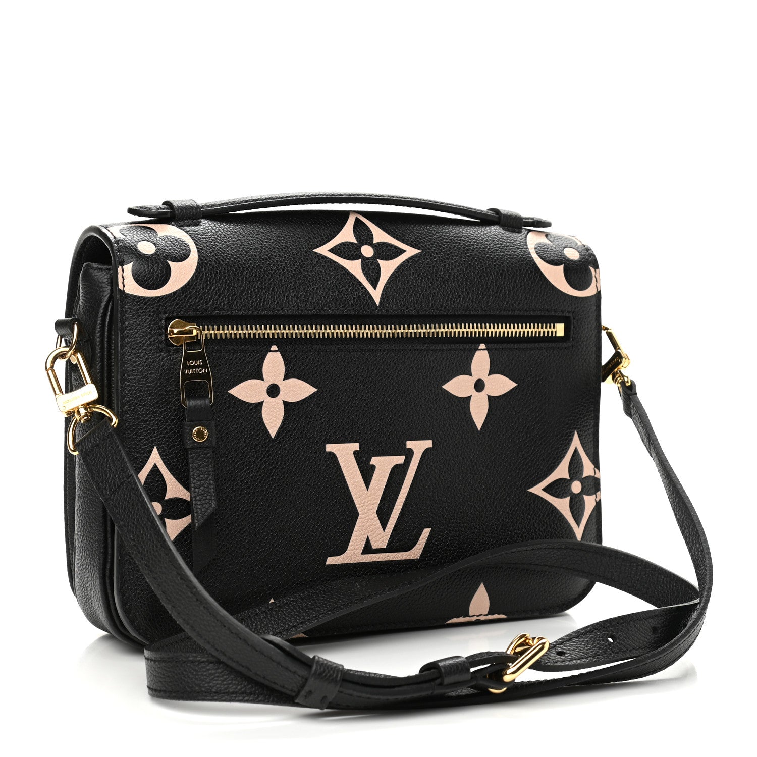 Louis Vuitton Empreinte Monogram Giant Pochette Metis Black Beige 3 of 10