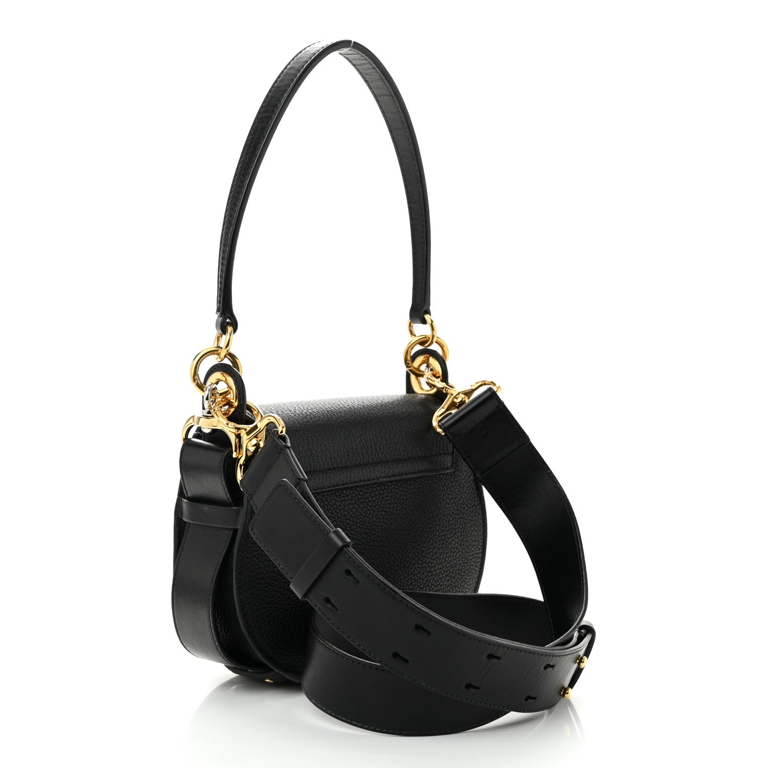 Chloe Grained Lambskin Small Tess Bag Black 3 of 10