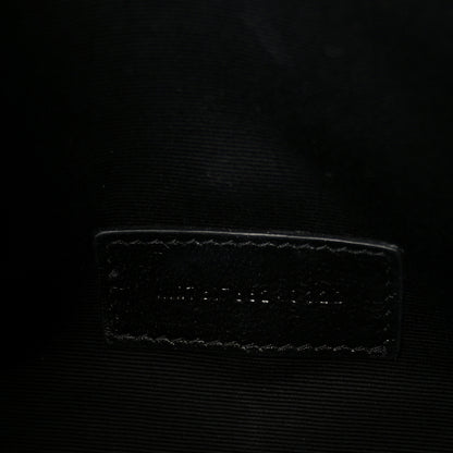 Saint Laurent Grain De Poudre Matelasse Chevron Monogram Envelope Clutch Dark Beige 7 of 10