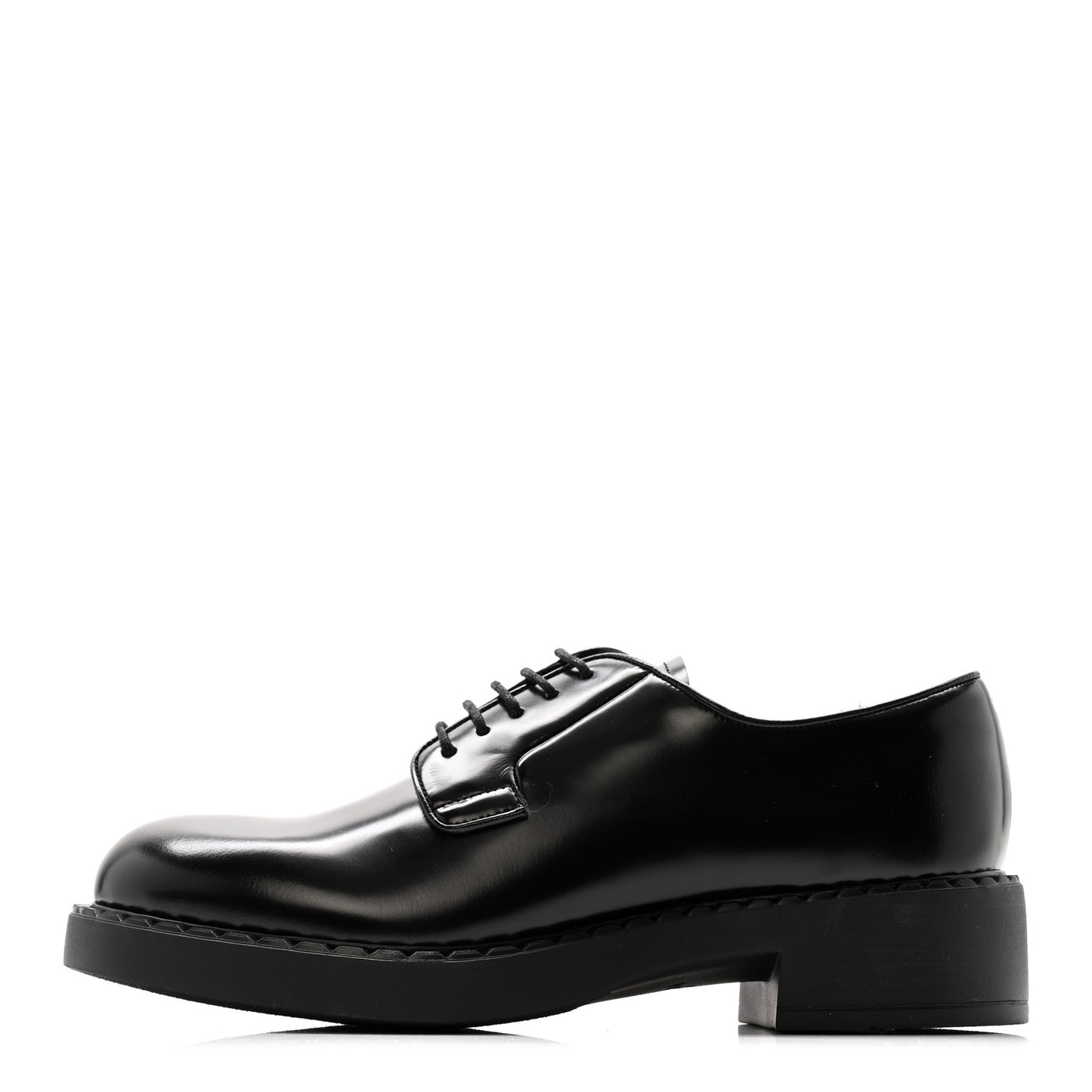 Spazzolato Calzature Donna 50mm Derby Loafers 39 Black