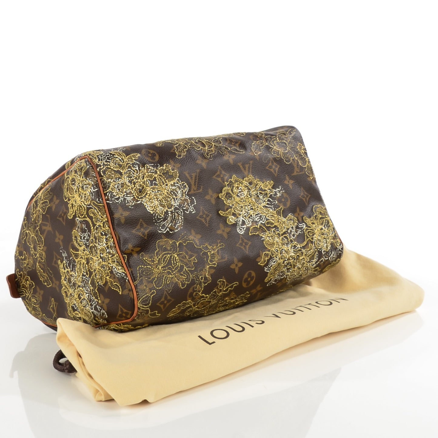 Monogram Dentelle Speedy 30 Gold