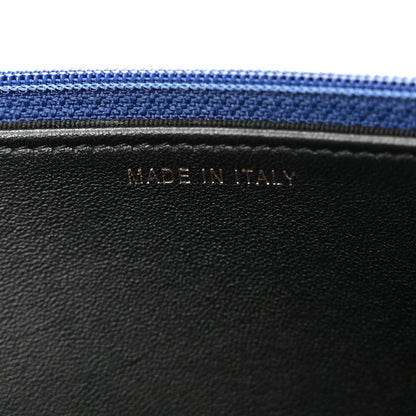Chanel Lambskin Quilted Elegant CC Wallet On Chain WOC Blue Black 7 of 11