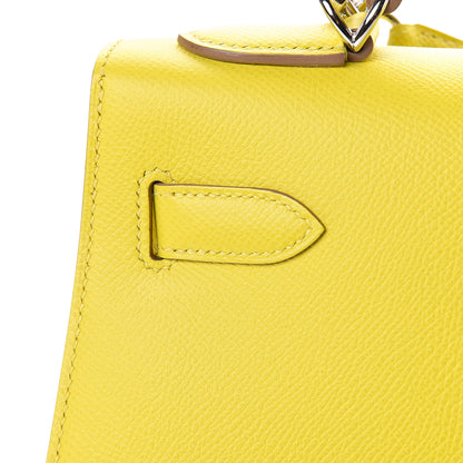 Hermes Epsom Kelly Sellier 32 Lime 11 of 39