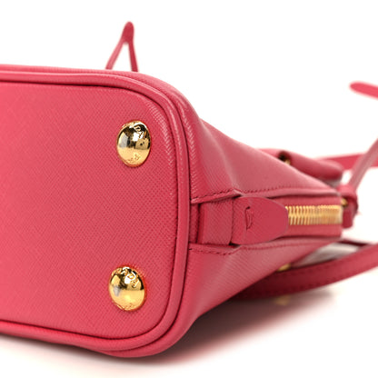Prada Saffiano Lux Mini Promenade Tote Fuxia 10 of 10