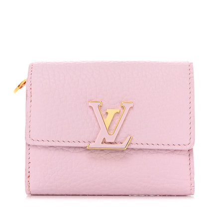 Louis Vuitton Taurillon Capucines XS Wallet Guimauve 1 of 8