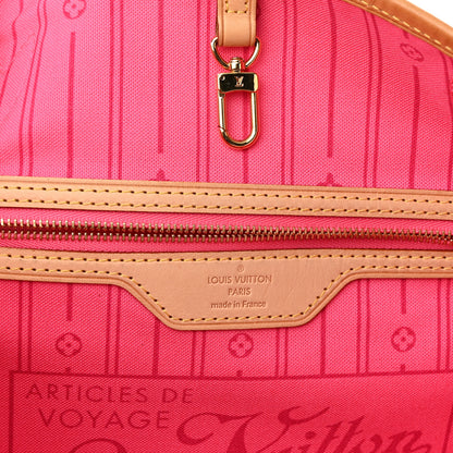 Louis Vuitton Monogram Roses Neverfull MM 6 of 10