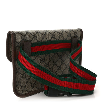 Gucci GG Supreme Monogram Neo Vintage Web Belt Bag Brown 3 of 8