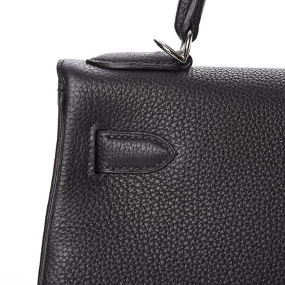 Hermes Togo Kelly Retourne 28 Black 27 of 33