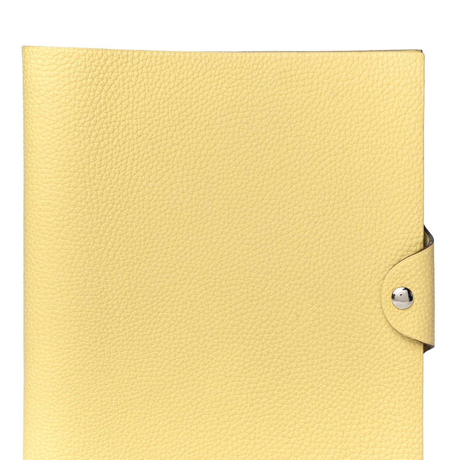 Hermes Togo Ulysse MM Agenda Cover Jaune Poussin 8 of 16