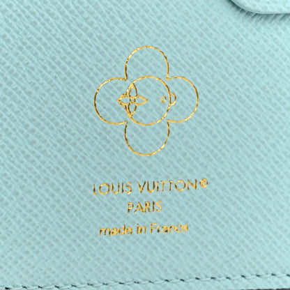 Louis Vuitton Monogram Snow Show Lisa Wallet Azur Frost 7 of 10
