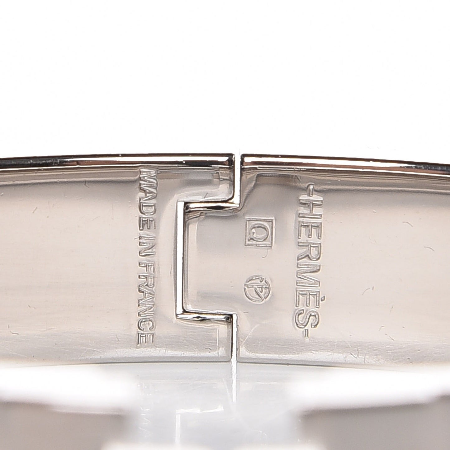 Enamel Narrow Clic Clac H Bracelet PM Purple
