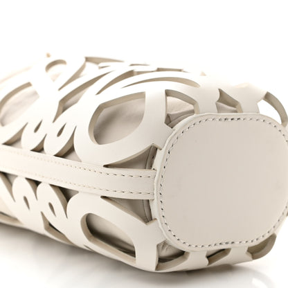 Loewe Nappa Calfskin Cutout Anagram Pocket Crossbody Bag White Glaze 9 of 10