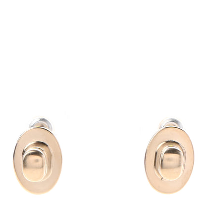 Chanel Metal CC Turnlock Interchangeable Earrings Gold 4 of 9
