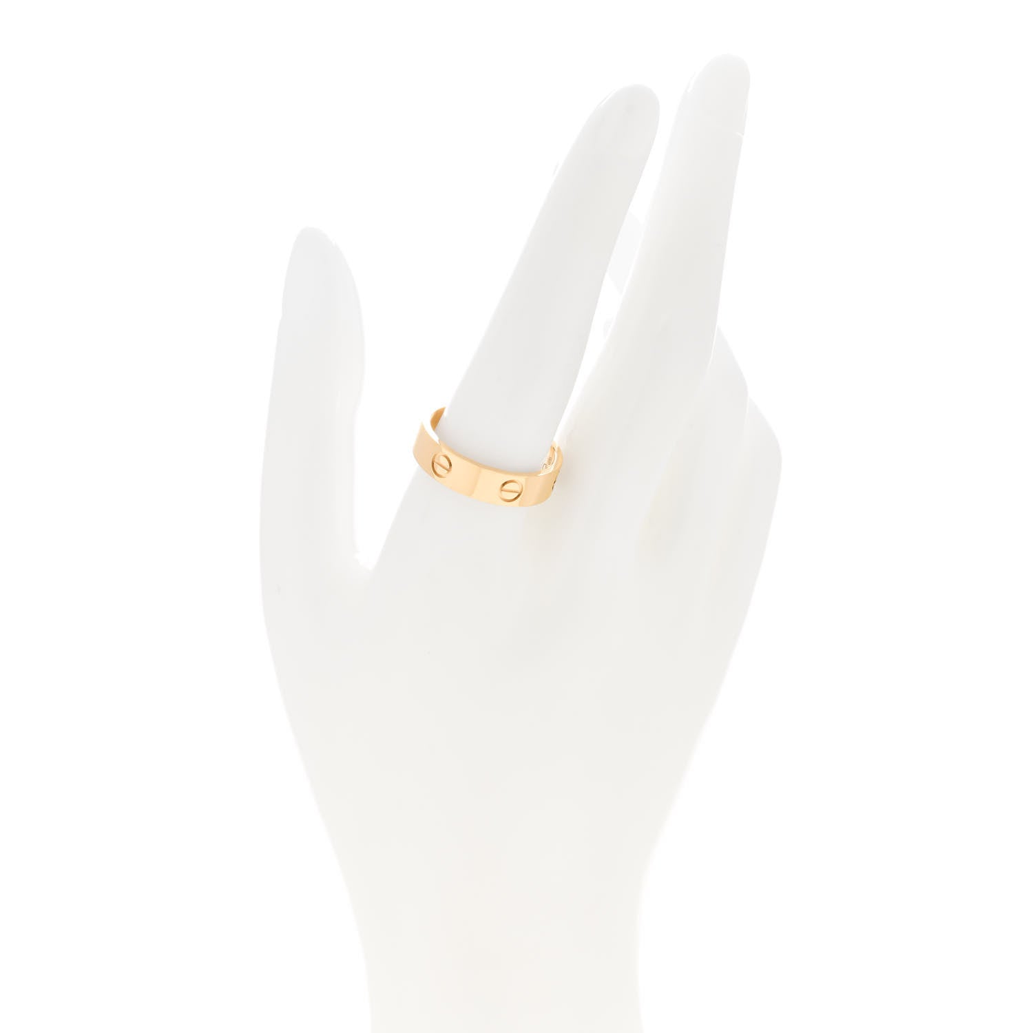Cartier 18K Yellow Gold 5.5mm LOVE Ring 63 10.25 2 of 4