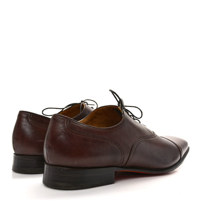 Hermes Calfskin Mens Philip Oxford 46 Black 4 of 10