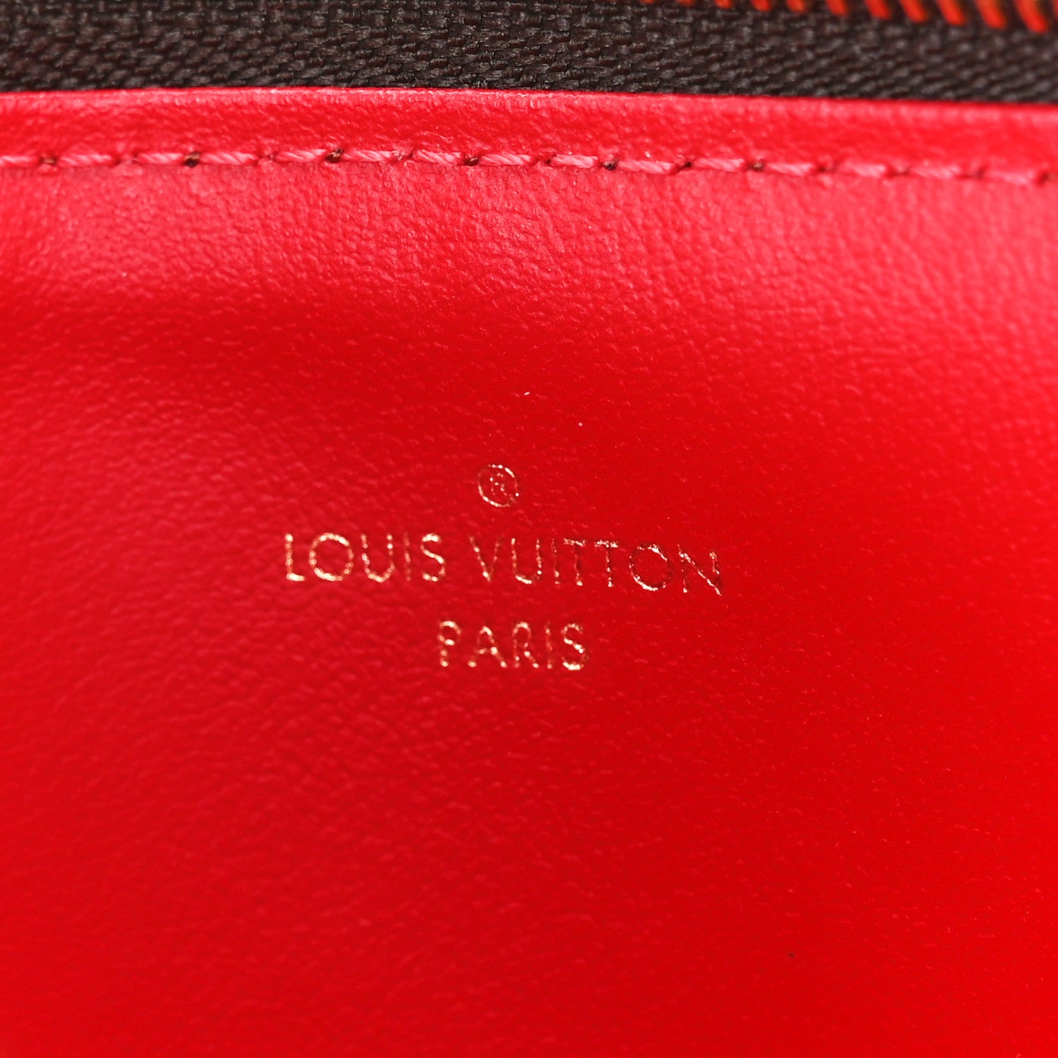 Louis Vuitton Damier Ebene Pochette Felicie Chain Wallet 11 of 15