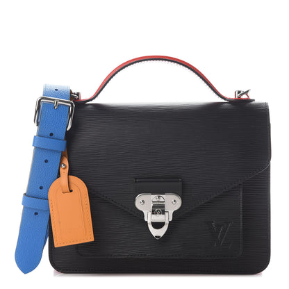 Louis Vuitton Epi Neo Monceau Black Coquelicot Blue Roi Safran 1 of 8