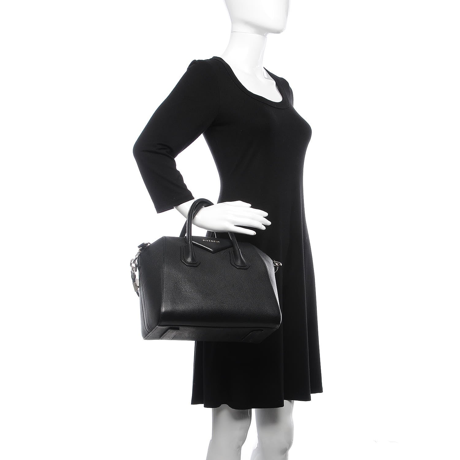 Givenchy Sugar Goatskin Small Antigona Black 3 of 8