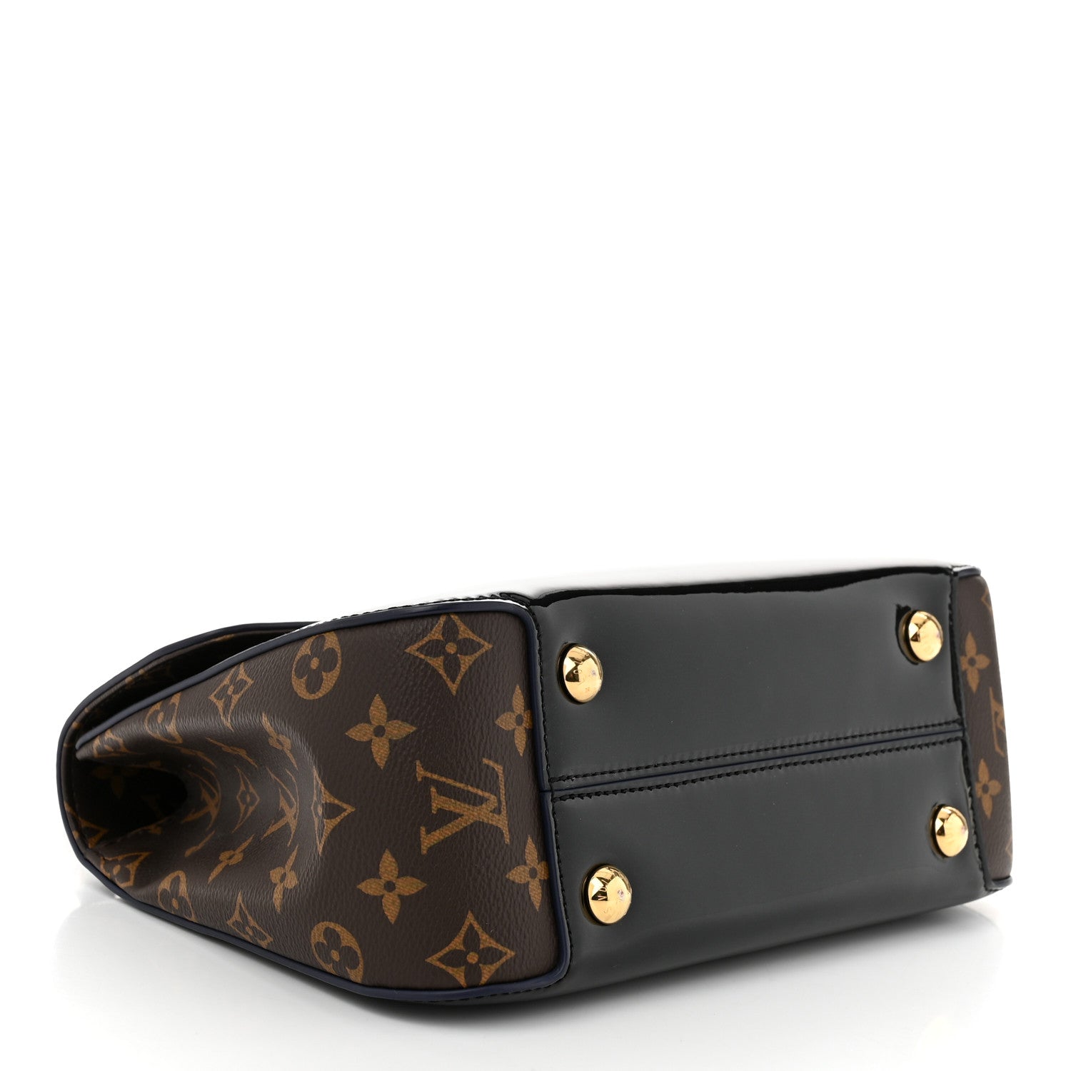Louis Vuitton Patent Calfskin Monogram Cherrywood PM Black 4 of 9