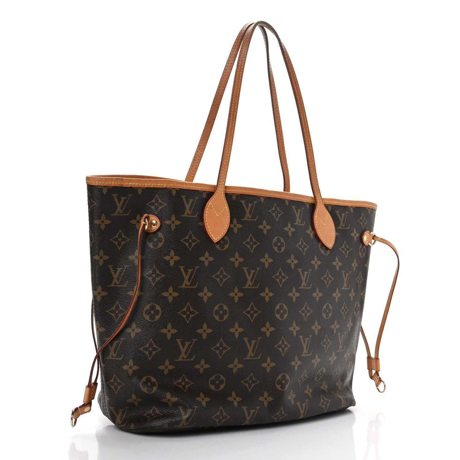 Louis Vuitton Monogram Capri V Neverfull MM Rose Ballerine 3 of 9