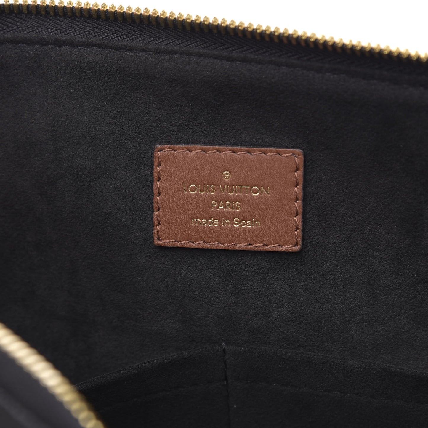 Monogram V Tote MM Black