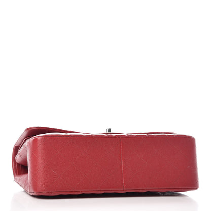 Chanel Caviar Quilted Jumbo Double Flap Red 5 of 11