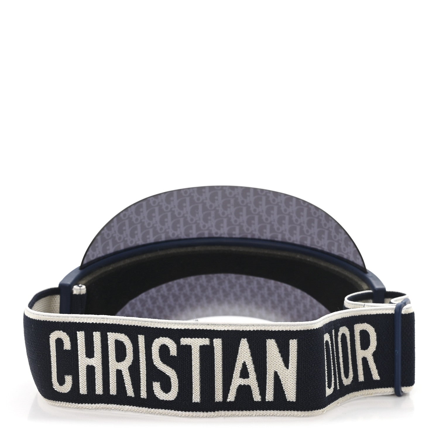 Christian Dior Oblique DiorClub V1U Sun Visor Blue 5 of 9