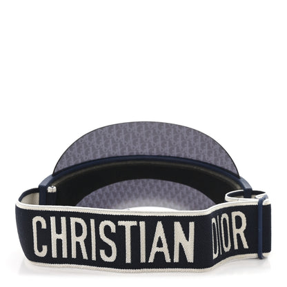 Christian Dior Oblique DiorClub V1U Sun Visor Blue 5 of 9