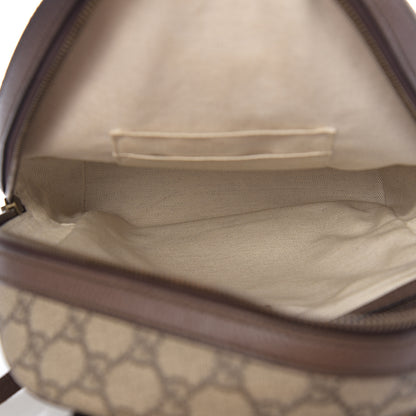 Gucci GG Supreme Monogram Calfskin Web Small Ophidia Day Backpack Beige Ebony New Acero 4 of 9