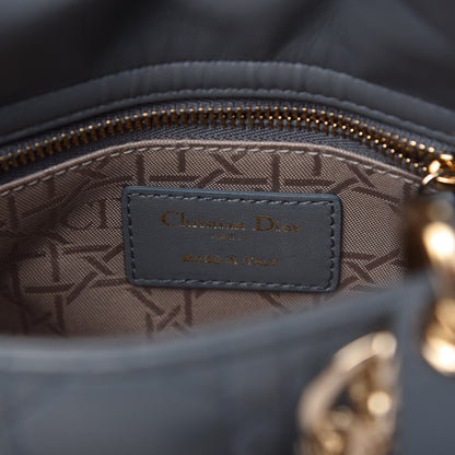 Christian Dior Lambskin Cannage Mini Lady Dior Cloud Blue 8 of 10