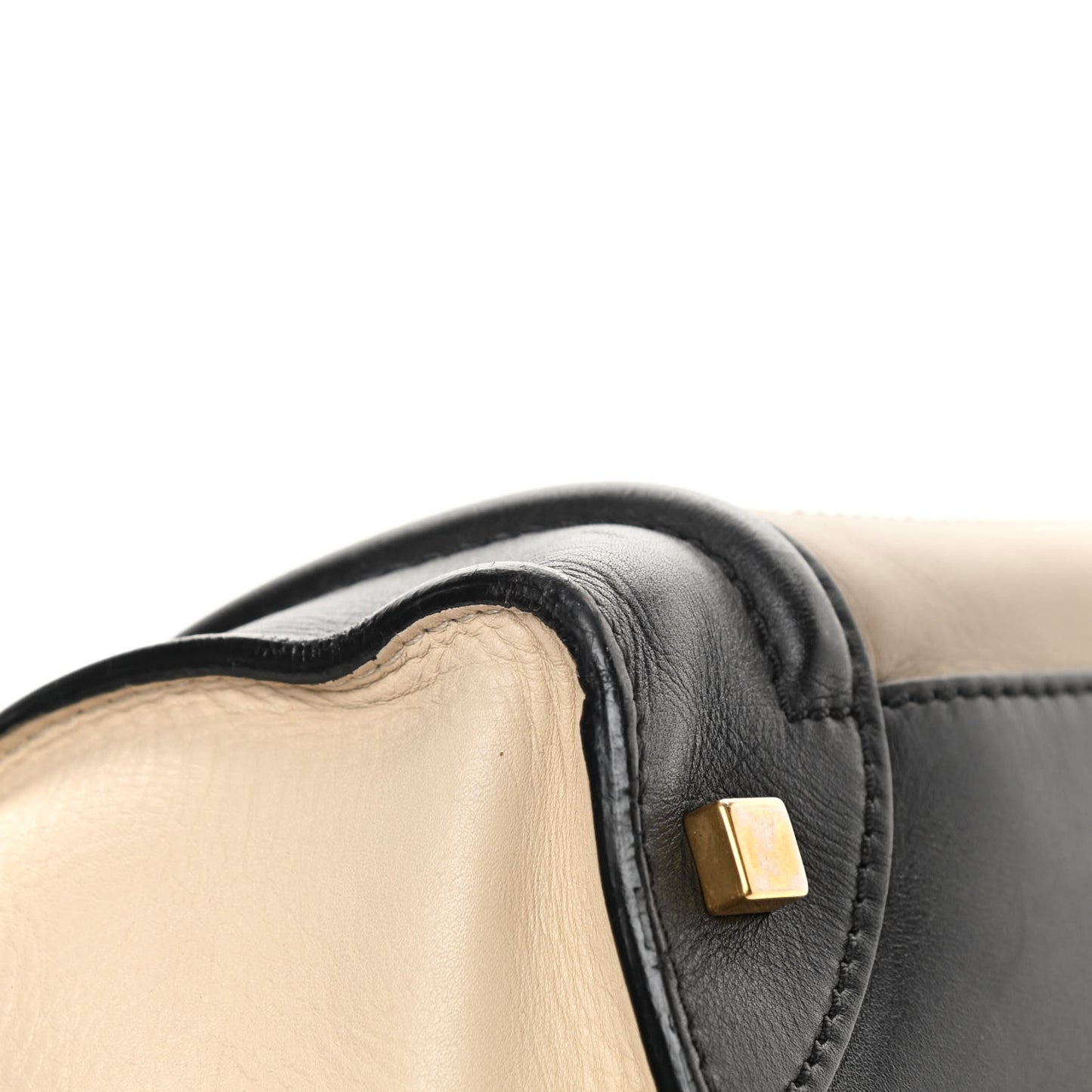 Smooth Calfskin Mini Tri-Color Luggage Grey