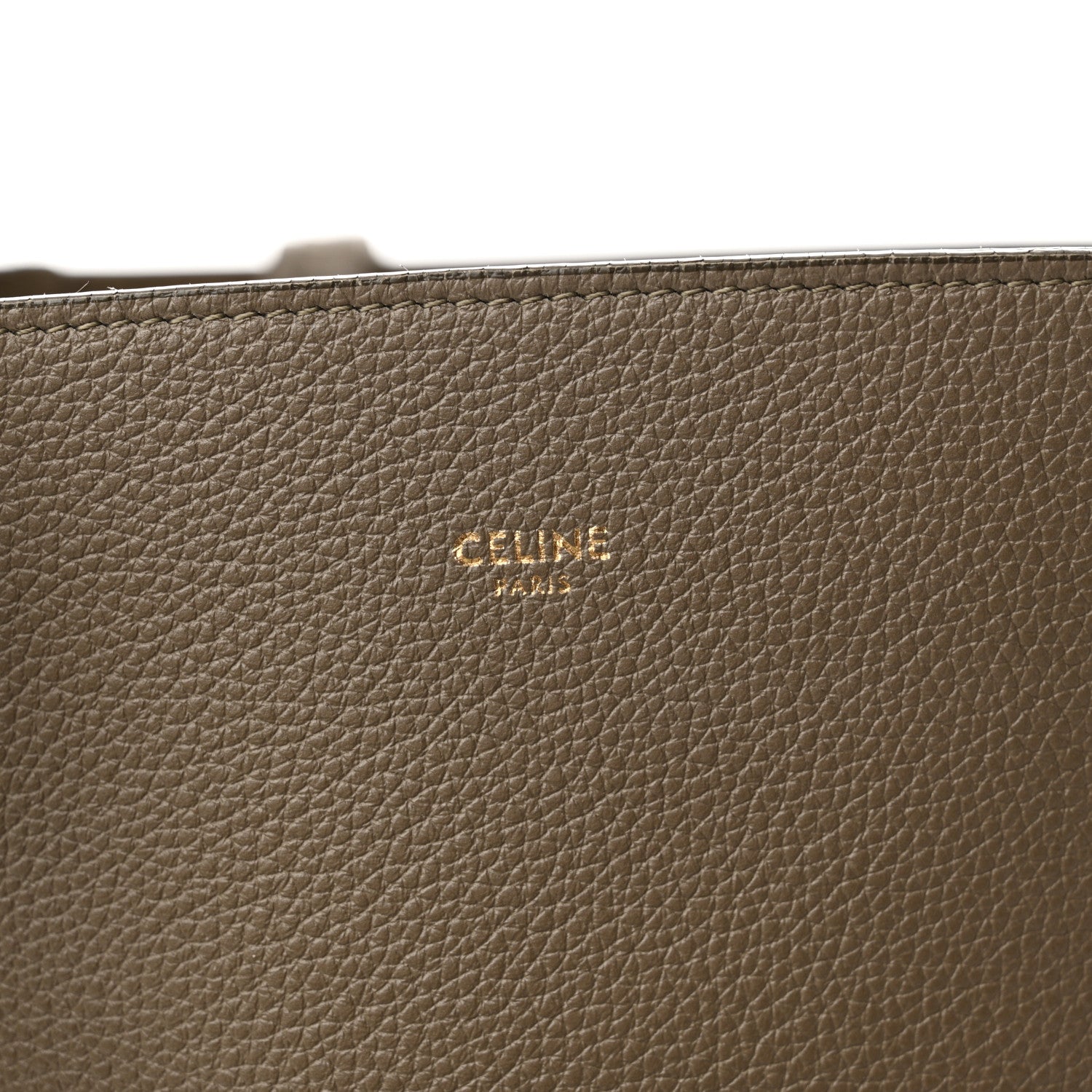 Celine Soft Grained Calfskin Small Belt Cabas Phantom Taupe 6 of 17