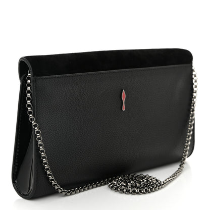 Christian Louboutin Veau Velours Calfskin Vero Dodat Clutch Black 3 of 9