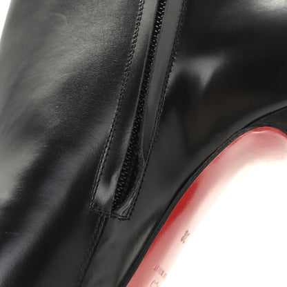 Christian Louboutin Calfskin Belle 85 Ankle Boots 38 Black 9 of 9