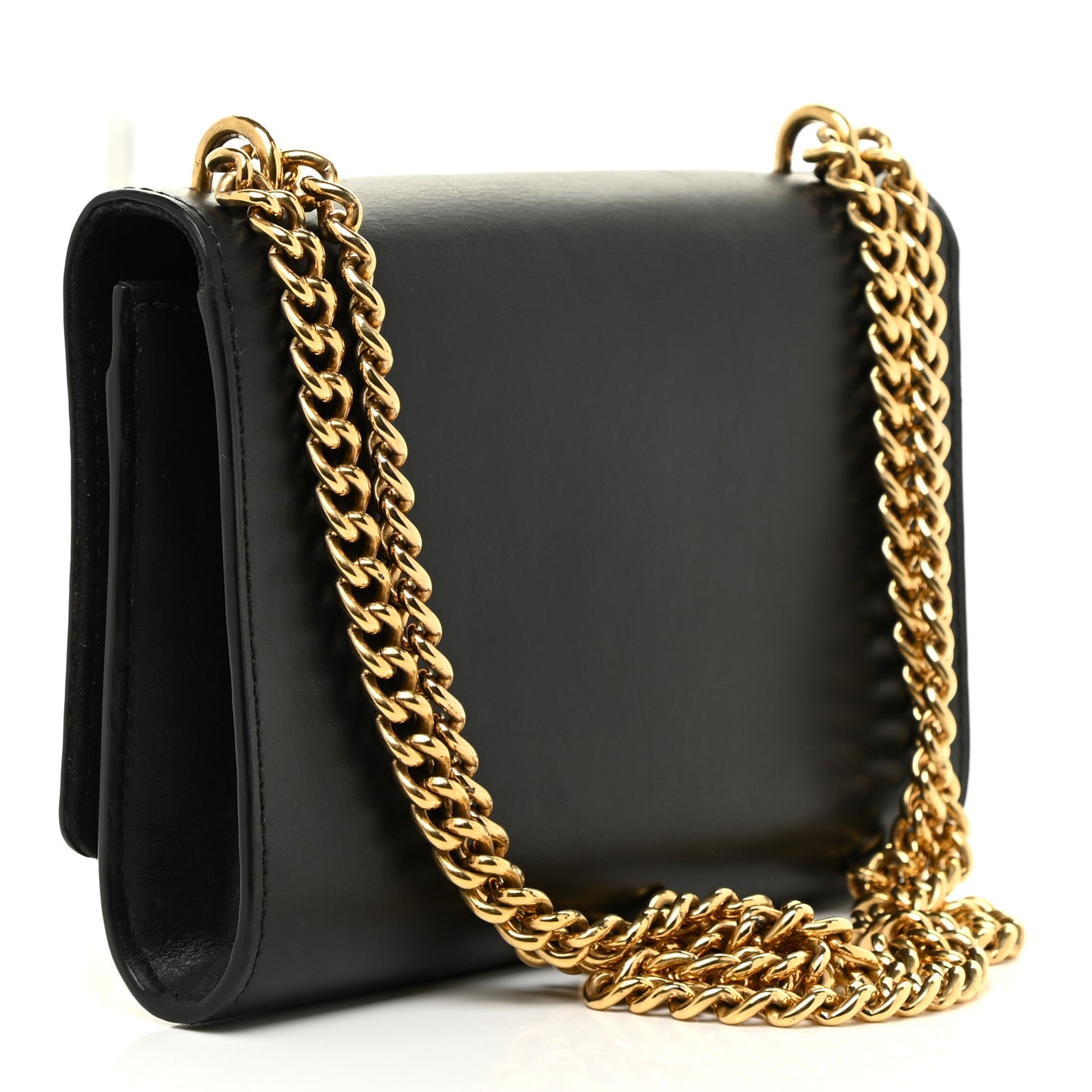 Calfskin Chain Louise MM Black