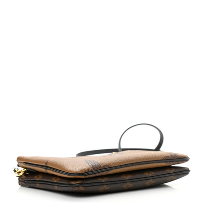 Louis Vuitton Reverse Monogram Giant Double Zip Pochette 4 of 10