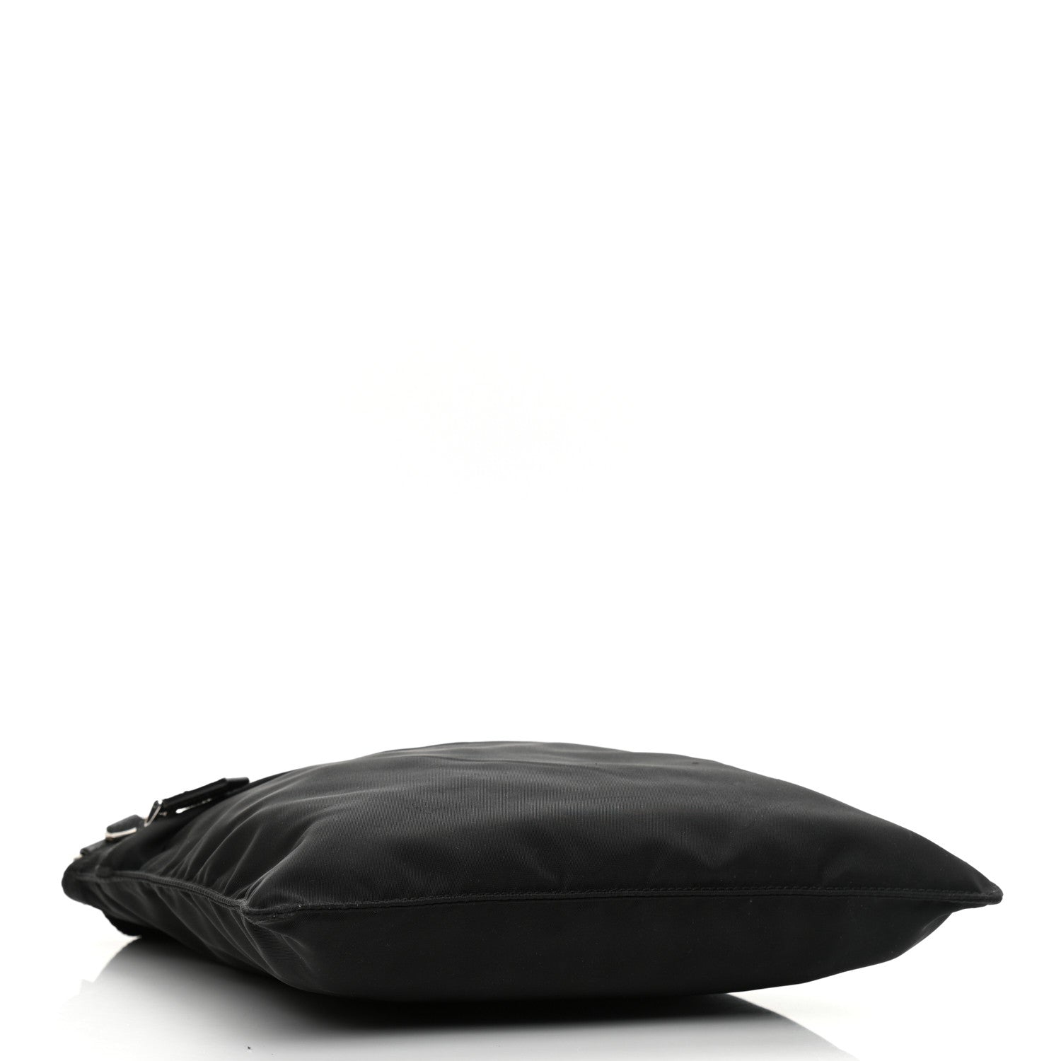 Prada Nylon Vela Flat Messenger Bag Black 4 of 10